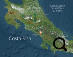 Green Season Special  Tour Map